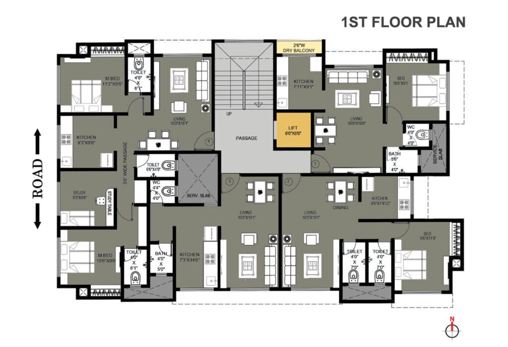 yogayog-bhavan-first-floor-plan