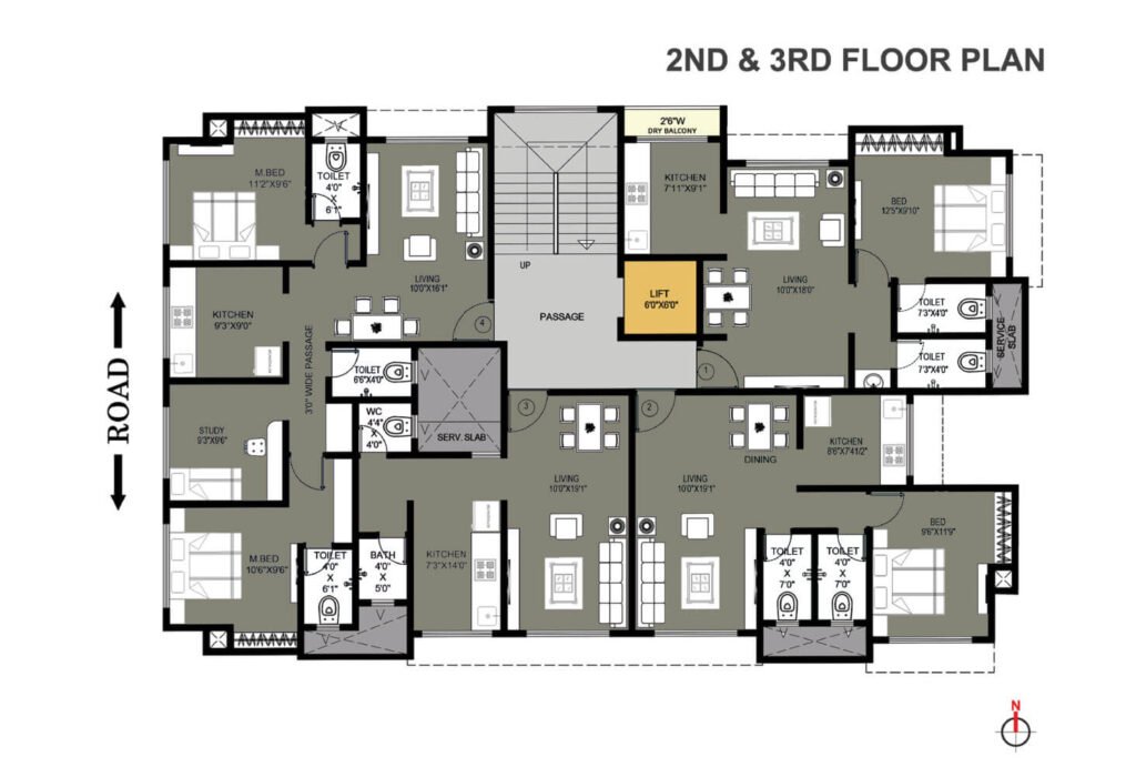 yogayog-bhavan-second-floor-plan